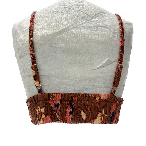 ALC printed linen crop halter top, size 6 - Picture 2 of 8